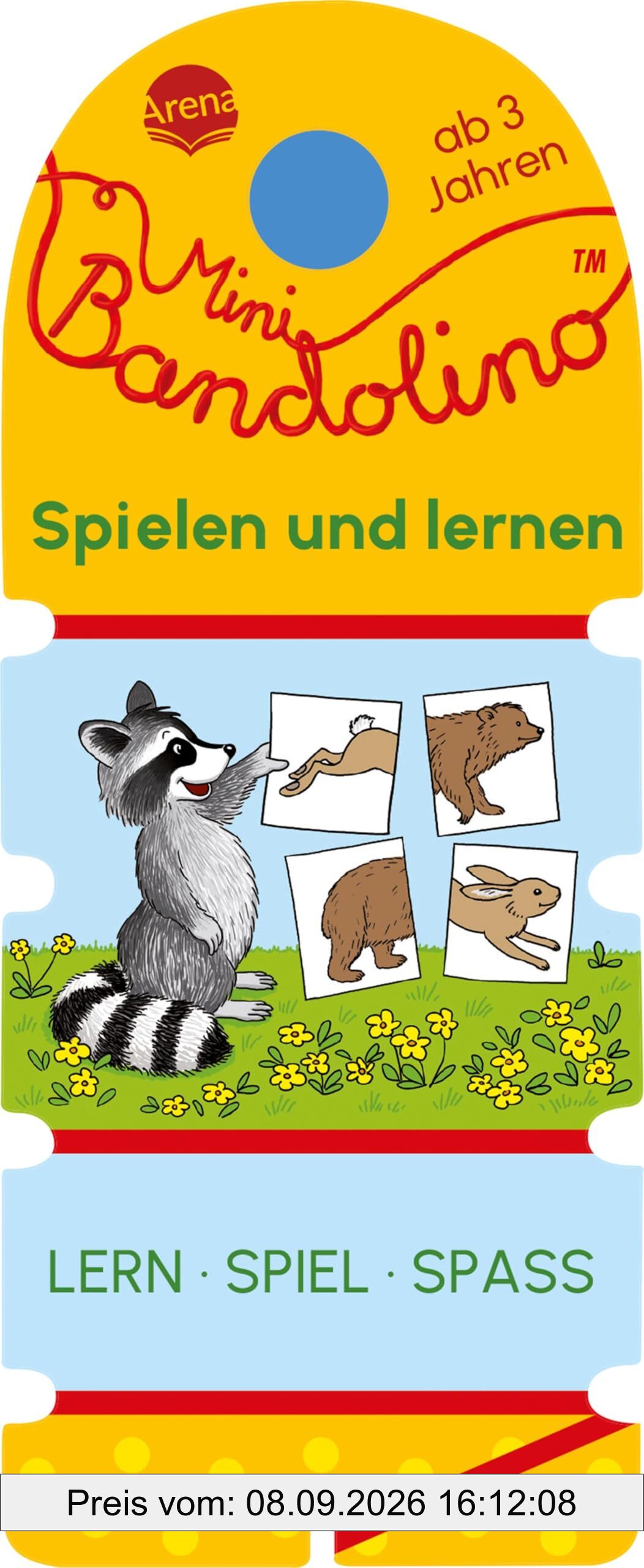 Mini Bandolino. Spielen und lernen: Lernspiel mit Lösungskontrolle für Kinder ab 3 Jahren