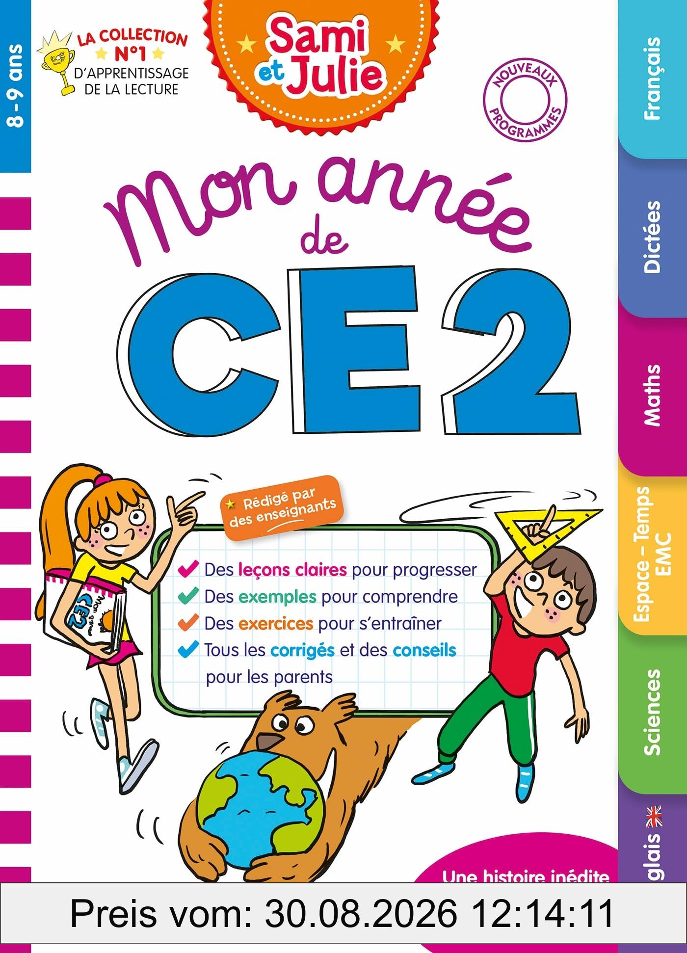 Mon année de CE2 : 8-9 ans : nouveaux programmes