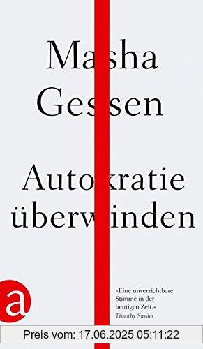 Binding : Gebundene Ausgabe, Edition : 1., Label : Aufbau Verlag, Publisher : Aufbau Verlag, medium : Gebundene Ausgabe, numberOfPages : 299, publicationDate : 2020-06-15, authors : Masha Gessen, translators : Henning Dedekind, Karlheinz Dürr, ISBN : 3351038542