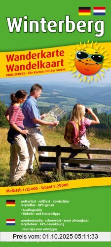 Wanderkarte Winterberg / wandelkaart Winterberg: Mit Ausflugszielen, Einkehr- & Freizeittipps, wetterfest, reißfest, abwischbar, GPS-genau. 1:25000