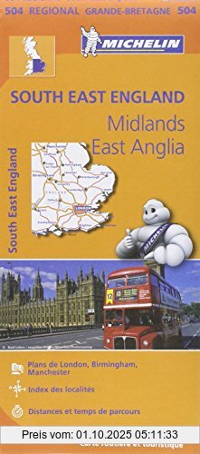 504 South East England, Midlands, East Anglia