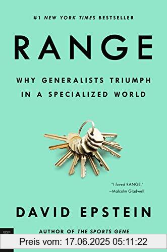 Brand : Riverhead Books, Binding : Taschenbuch, Label : Riverhead Books, Publisher : Riverhead Books, medium : Taschenbuch, numberOfPages : 480, publicationDate : 2020-09-29, releaseDate : 2020-09-29, authors : David Epstein, ISBN : 0593189574