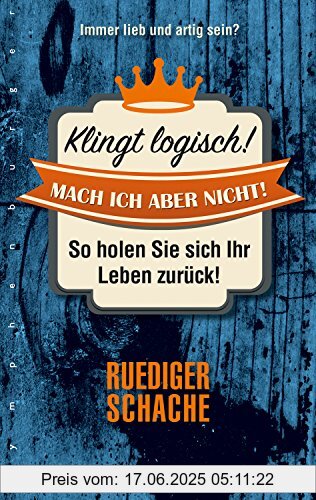 Binding : Taschenbuch, Edition : 1, Label : Nymphenburger, Publisher : Nymphenburger, medium : Taschenbuch, numberOfPages : 208, publicationDate : 2018-06-07, authors : Ruediger Schache, ISBN : 3485029505