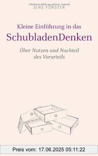 Binding : Taschenbuch, Edition : 2, Label : Deutsche Verlags-Anstalt, Publisher : Deutsche Verlags-Anstalt, medium : Taschenbuch, numberOfPages : 288, publicationDate : 2007-03-16, authors : Jens Förster, languages : german, ISBN : 3421042543