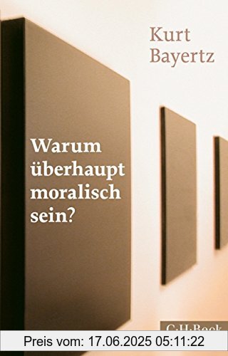 Binding : Taschenbuch, Edition : 2., überarbeitete Auflage, Label : C.H.Beck, Publisher : C.H.Beck, medium : Taschenbuch, numberOfPages : 295, publicationDate : 2014-09-15, authors : Kurt Bayertz, languages : german, ISBN : 3406670016