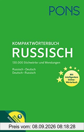 PONS Kompaktwörterbuch Russisch: Russisch-Deutsch / Deutsch-Russisch. Mit intelligentem Online-Wörterbuch.