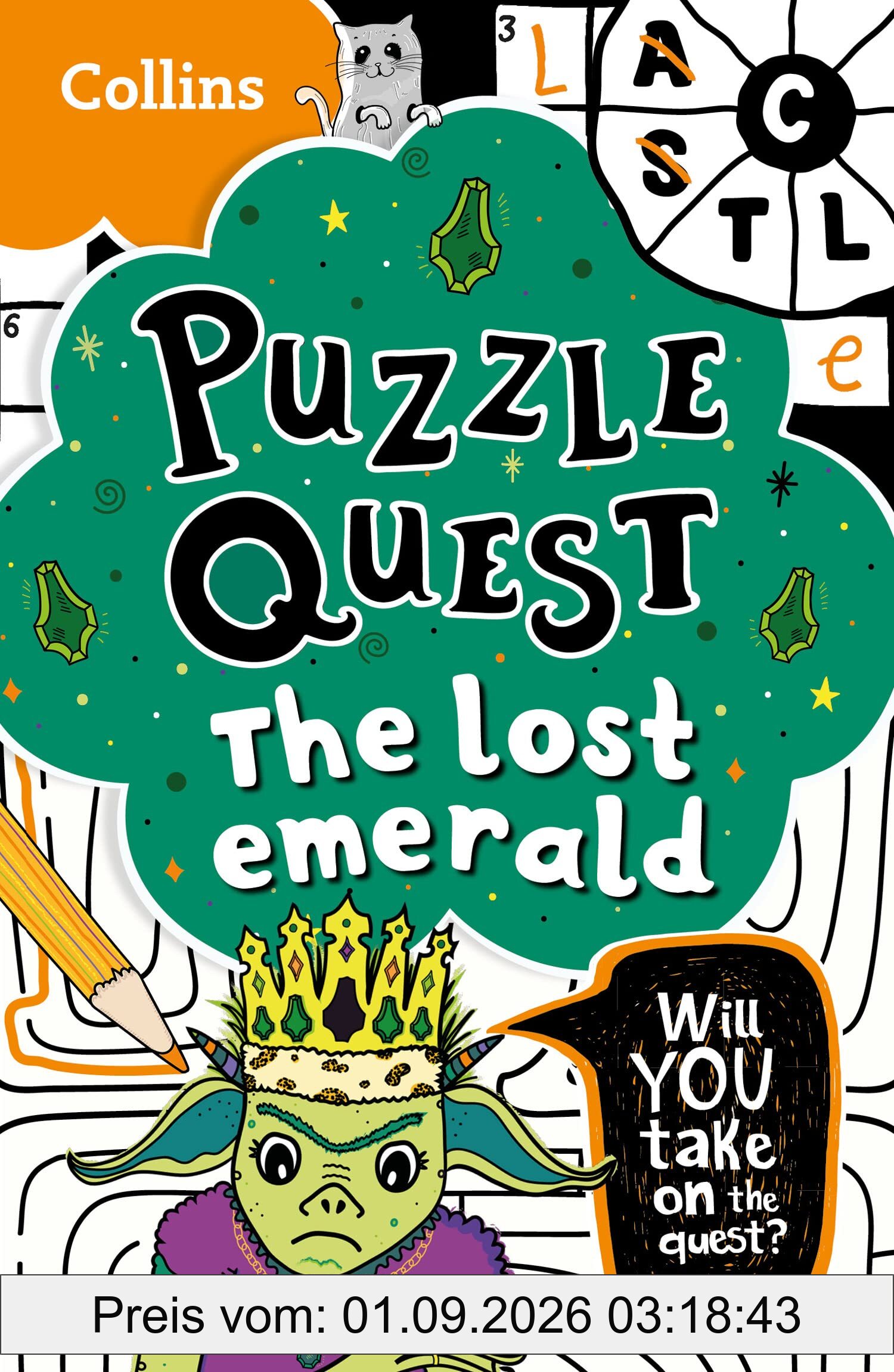 The Lost Emerald: Mystery Puzzles for Kids (Puzzle Quest)