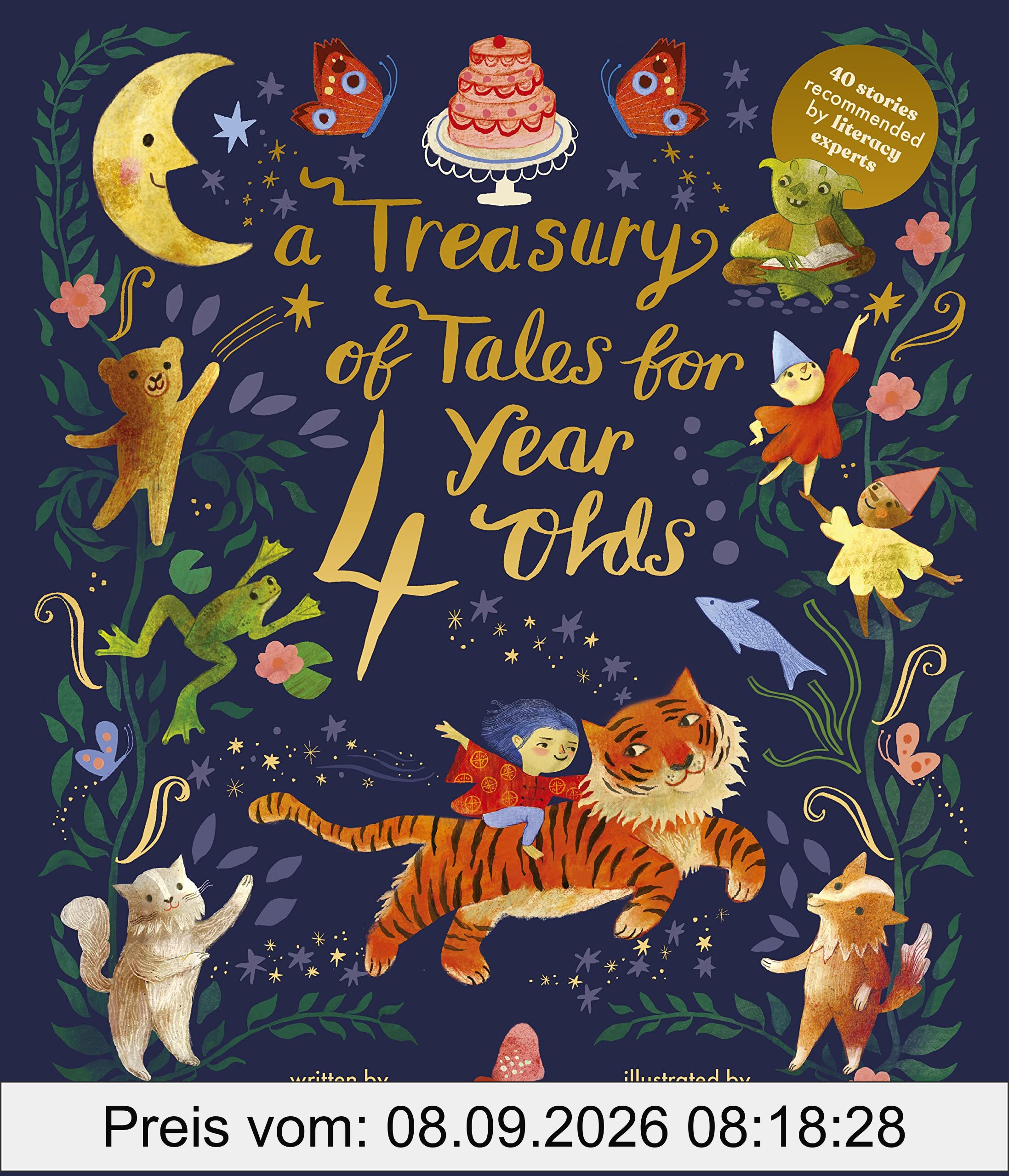 A Treasury of Tales for Four-Year-Olds: 40 Stories Recommended by Literacy Experts