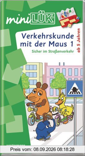 miniLÜK: Verkehrskunde mit der Maus 1: Sicher im Straßenverkehr für Kinder ab 5 Jahren