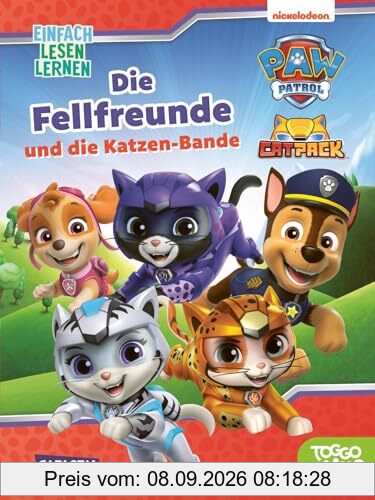 PAW Patrol: Die Fellfreunde und die Katzen-Bande: Cat Pack Erstlesebuch ab 5 Jahren für die 1. Klasse – mit Bildern und Comic-Elementen von Shade, Leo, Rory & Co. (PAW Patrol Erstlesebuch, Band 6)