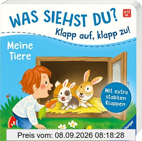 Was siehst du? Klapp auf, klapp zu! Meine Tiere