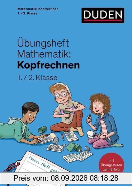 Übungsheft Mathematik - Kopfrechnen 1./2. Klasse: Mit Stickern und Lernerfolgskarten (Übungshefte Grundschule Mathematik)
