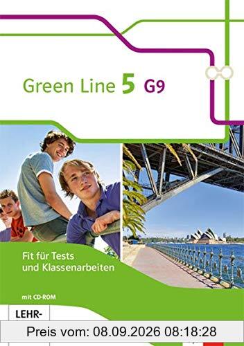 Green Line 5 G9: Fit für Tests und Klassenarbeiten mit Lösungsheft und CD-ROM Klasse 9 (Green Line G9. Ausgabe ab 2015)