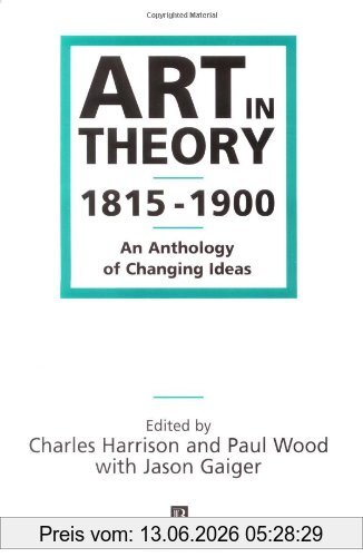 Charles Harrison Art In Theory, 1815-1900