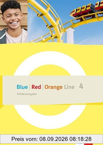 Blue Line - Red Line - Orange Line 4: Förderausgabe Klasse 8 (Orange Line. Ausgabe ab 2022)