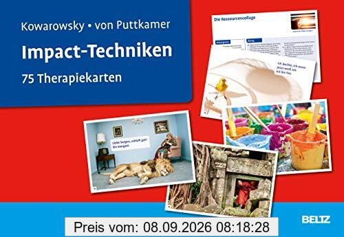 Impact-Techniken: 75 Therapiekarten. Kartenset mit 75 Karten und 36-seitigem Booklet.