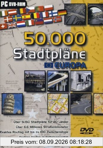 50.000 Stadtpläne Europa (DVD-ROM)