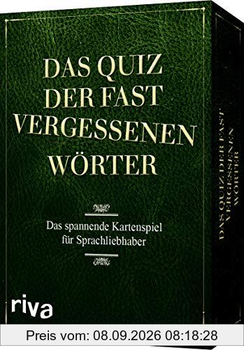 Das Quiz der fast vergessenen Wörter: Das spannende Kartenspiel für Sprachliebhaber