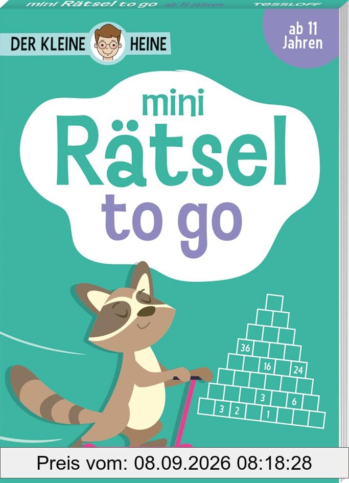 Der kleine Heine. Mini Rätsel to go. Ab 11 Jahren: 40 bunte Rätsel für unterwegs