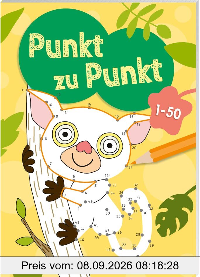 Punkt zu Punkt. 1-50: Mit 63 bunten Punkt zu Punkt-Rätseln (Von Punkt zu Punkt)