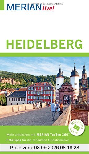 MERIAN live! Reiseführer Heidelberg: Mit Extra-Karte zum Herausnehmen