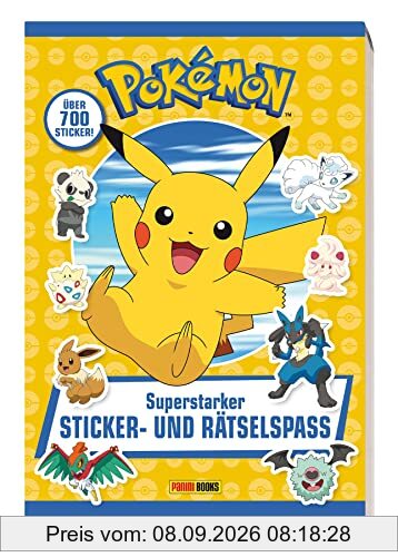 Pokémon: Superstarker Sticker- und Rätselspaß: Sticker- und Rätselblock