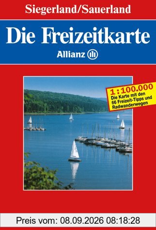 Die Freizeitkarte Allianz, Bl.15, Siegerland, Sauerland