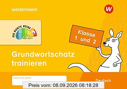 DIE BUNTE REIHE - Deutsch: Grundwortschatz trainieren Klasse 1 und 2