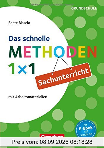 Sachunterricht - Das schnelle Methoden 1x1 (Fachmethoden Grundschule)