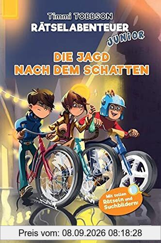 Die Jagd nach dem Schatten - Das dritte Timmi Tobbson Rätselabenteuer Junior: Mit tollen Rätseln und Suchbildern!