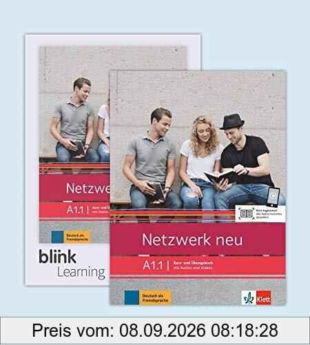 Netzwerk neu A1.1 - Media-Bundle: Deutsch als Fremdsprache. Kurs- und Übungsbuch mit Audios/Videos inklusive Lizenzcode für das Kurs- und Übungsbuch ... (Netzwerk neu / Deutsch als Fremdsprache)
