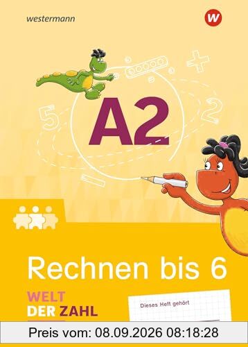 Welt der Zahl Inklusiv - Ausgabe 2021: Inklusionsheft A2: Rechnen bis 6 (Welt der Zahl: Inklusionsmaterialien - Ausgabe 2021)