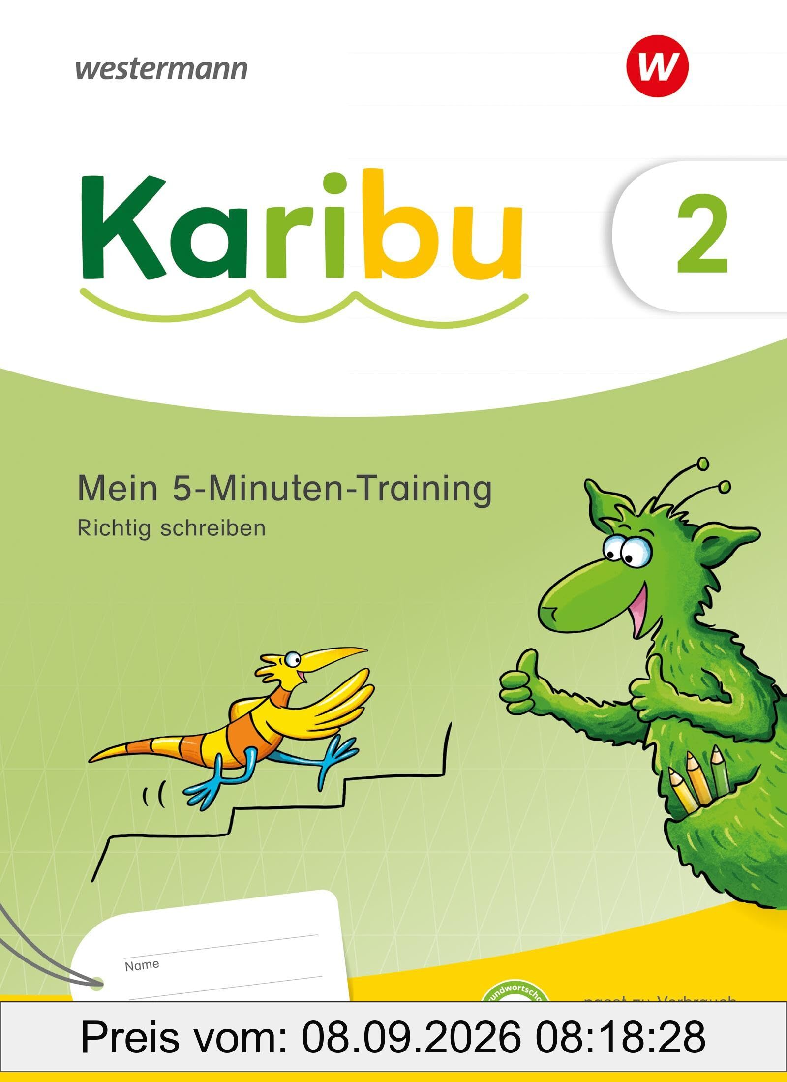 Karibu - Ausgabe 2024: Mein 5-Minuten-Training: Richtig schreiben 2