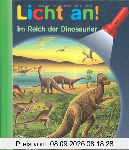 Meyer. Die kleine Kinderbibliothek - Licht an!: Licht an! Im Reich der Dinosaurier: Band 12