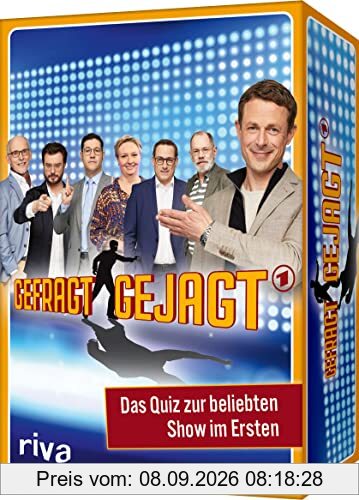 Gefragt – Gejagt – Das Quiz zur beliebten Show im Ersten: Trainiere dein Allgemeinwissen mit über 200 kniffligen Fragen. Das perfekte Geschenk für alle Quiz-Fans