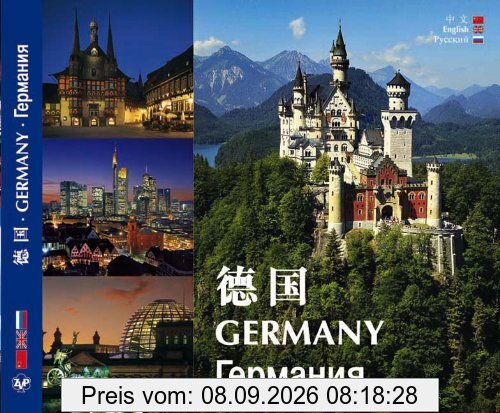 Kultur- und Bilderreise durch Deutschland - A Cultural and Pictorial Tour of Germany - Texte in Chinesisch/Englisch/Russisch