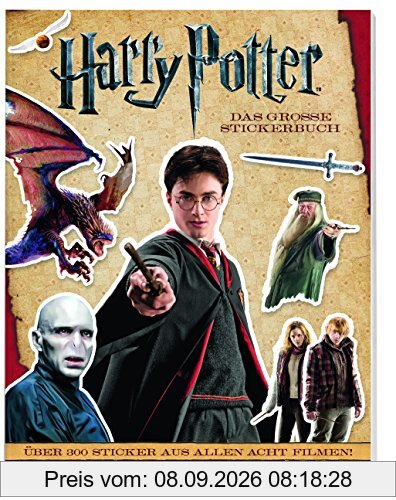 Harry Potter Stickerbuch: Über 300 Sticker aus allen 8 Filmen!
