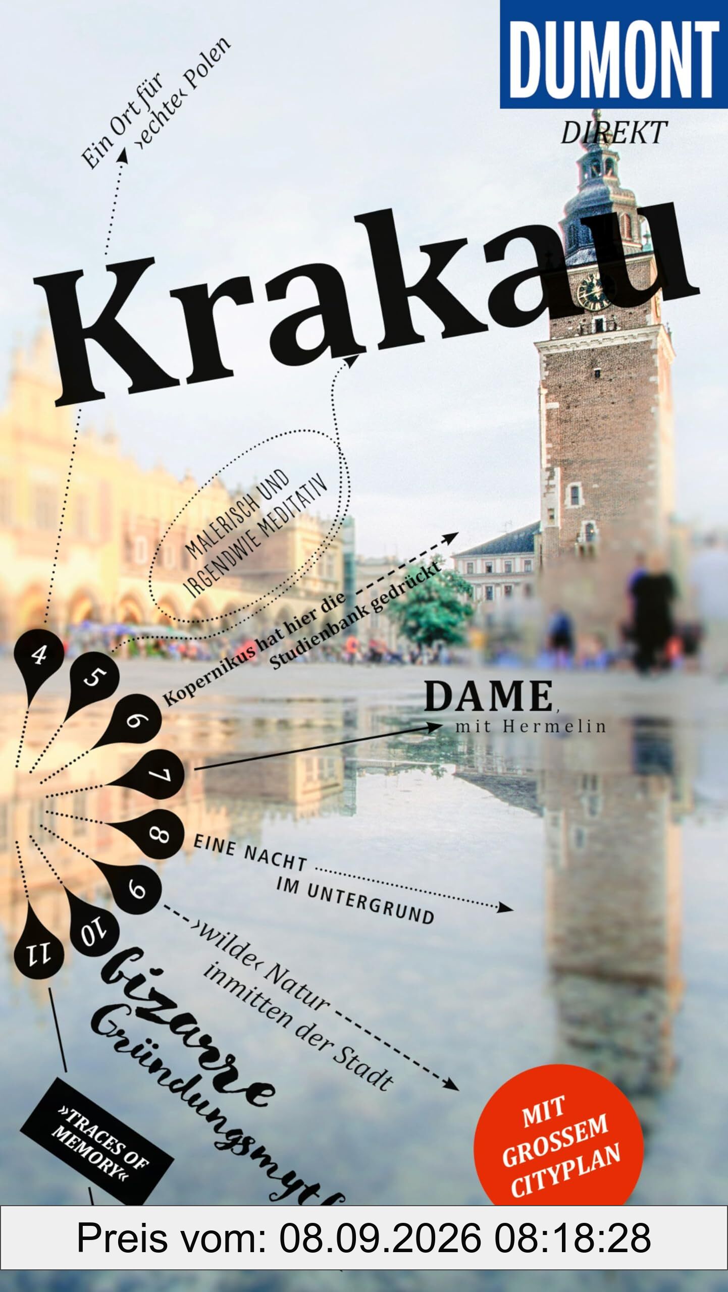 DUMONT direkt Reiseführer Krakau: Mit großem Cityplan