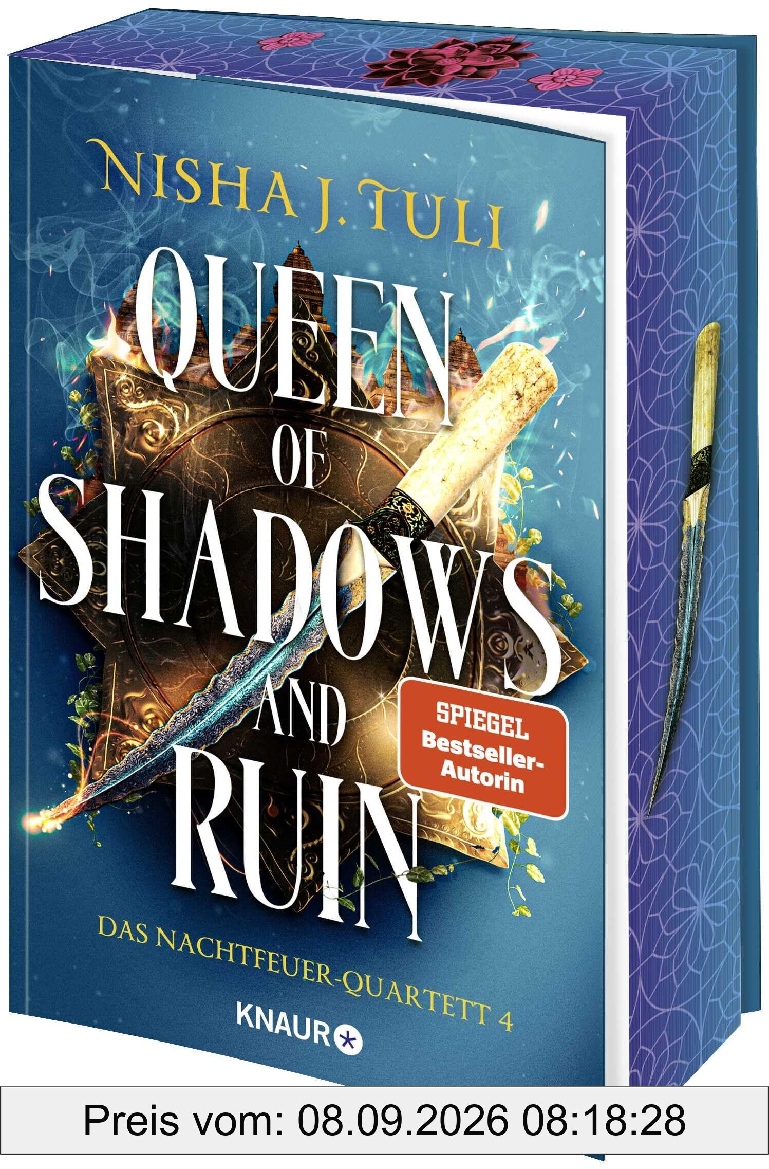 Queen of Shadows and Ruin: Das Nachtfeuer-Quartett 4 | Limitierte Auflage mit Farbschnitt | Spicy Fantasy Romance von der Nr. 1 SPIEGEL-Bestsellerautorin