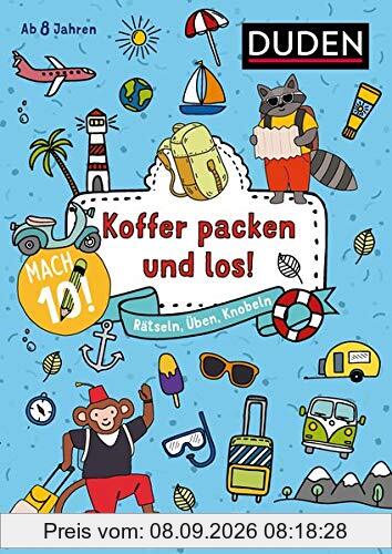 Mach 10! Koffer packen und los! - Ab 8 Jahren: Rätseln, Üben, Knobeln