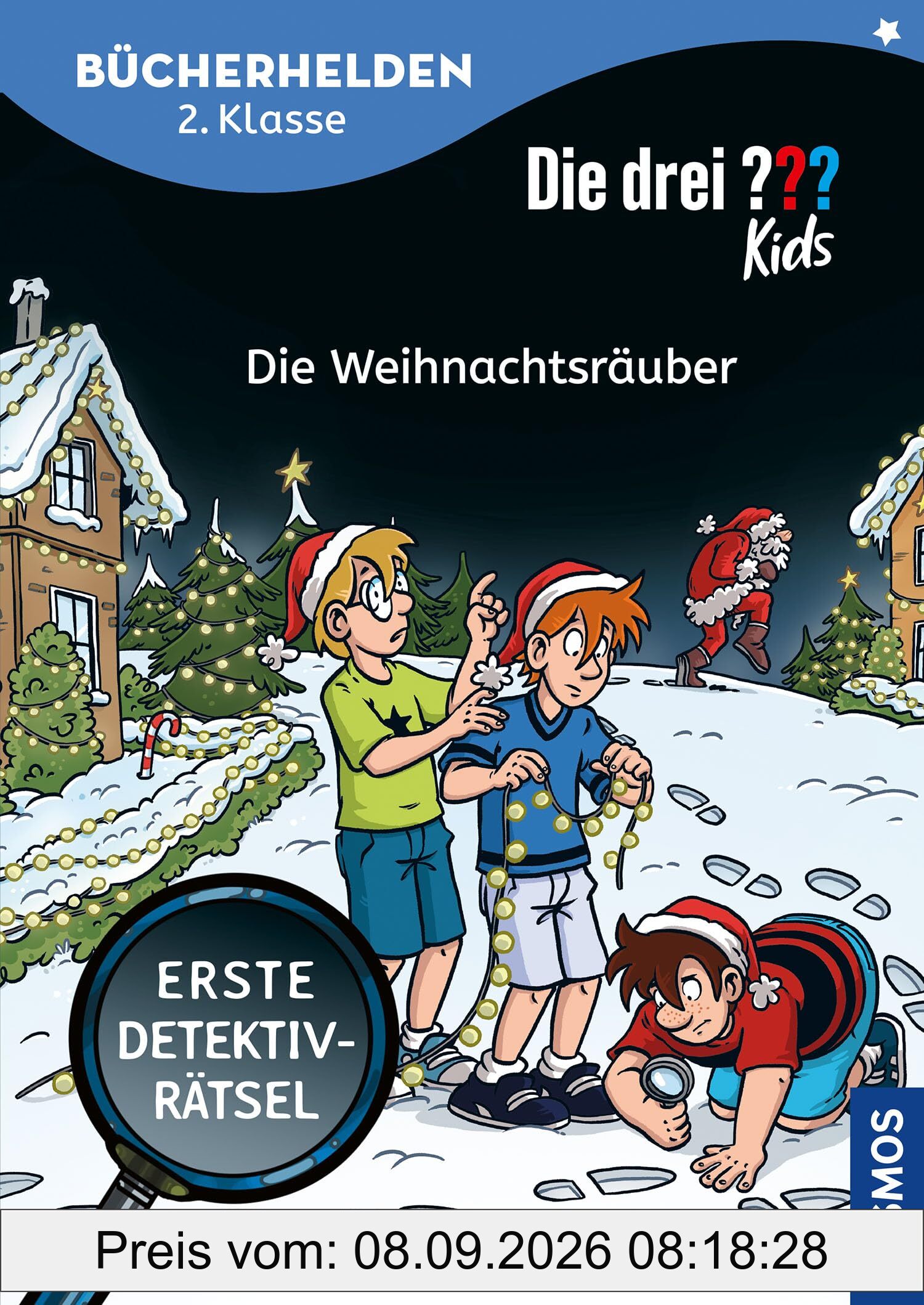 Die drei ??? Kids, Bücherhelden 2. Klasse, Die Weihnachtsräuber: Erste Detektivrätsel, Erstleser Kinder ab 7 Jahre