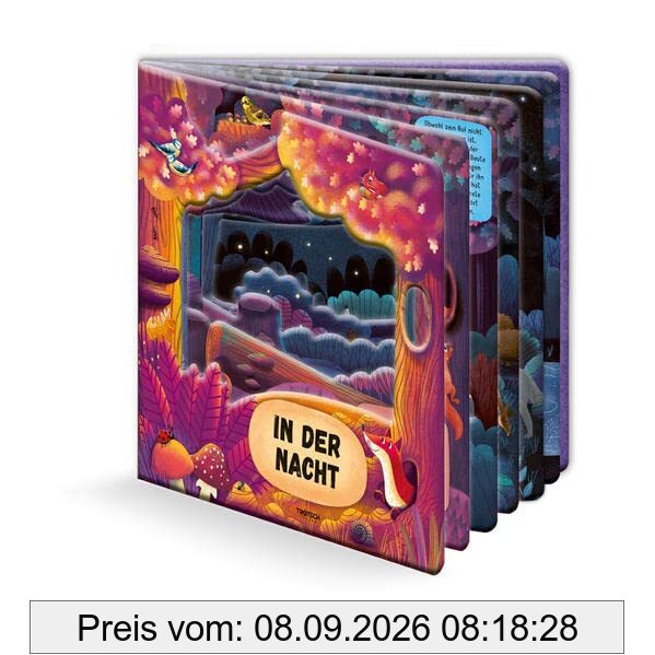 Trötsch Fensterbuch In der Nacht: Entdeckerbuch Beschäftigungsbuch Spielbuch (Erstes Wissen)