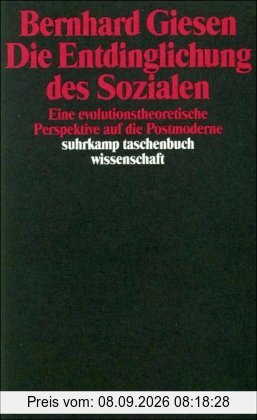 Die Entdinglichung des Sozialen: Eine evolutionstheoretische Perspektive auf die Postmoderne (suhrkamp taschenbuch wissenschaft)