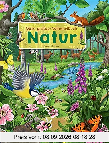 Mein großes Wimmelbuch Natur: Pappbilderbuch für Kinder ab 3 Jahren
