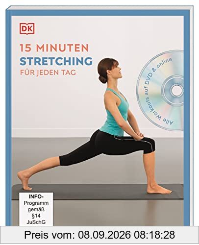 15 Minuten Stretching für jeden Tag: Alle Workouts auf DVD & online