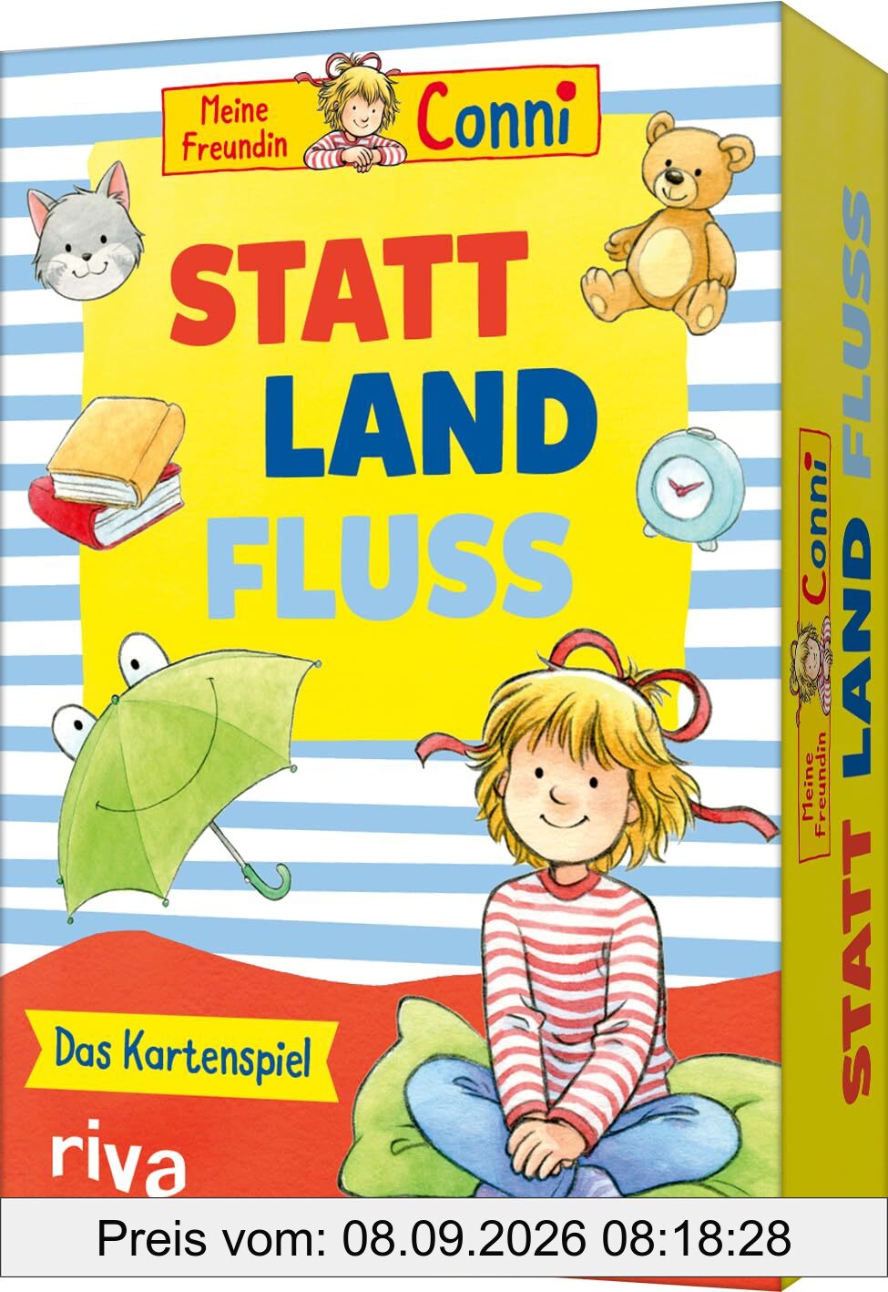 Meine Freundin Conni – Statt Land Fluss: Das Kartenspiel. Beschäftigung für zu Hause und unterwegs für Kinder ab 6. Geschenk zu Geburtstag, Weihnachten, Schulanfang, Ostern.