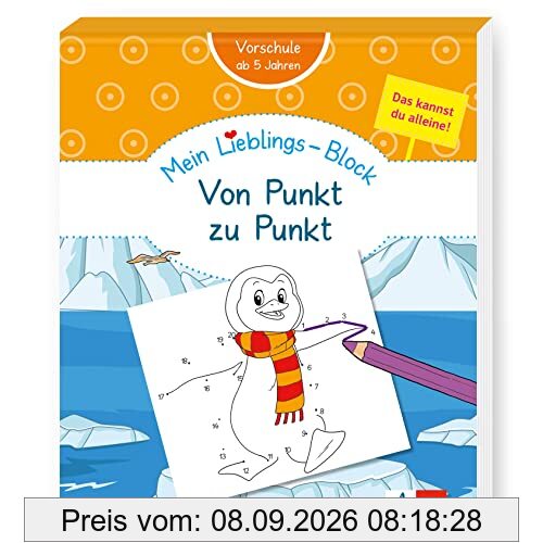 Klett Mein Lieblings-Block Rätsel Von Punkt zu Punkt: Vorschule, ab 5 Jahren