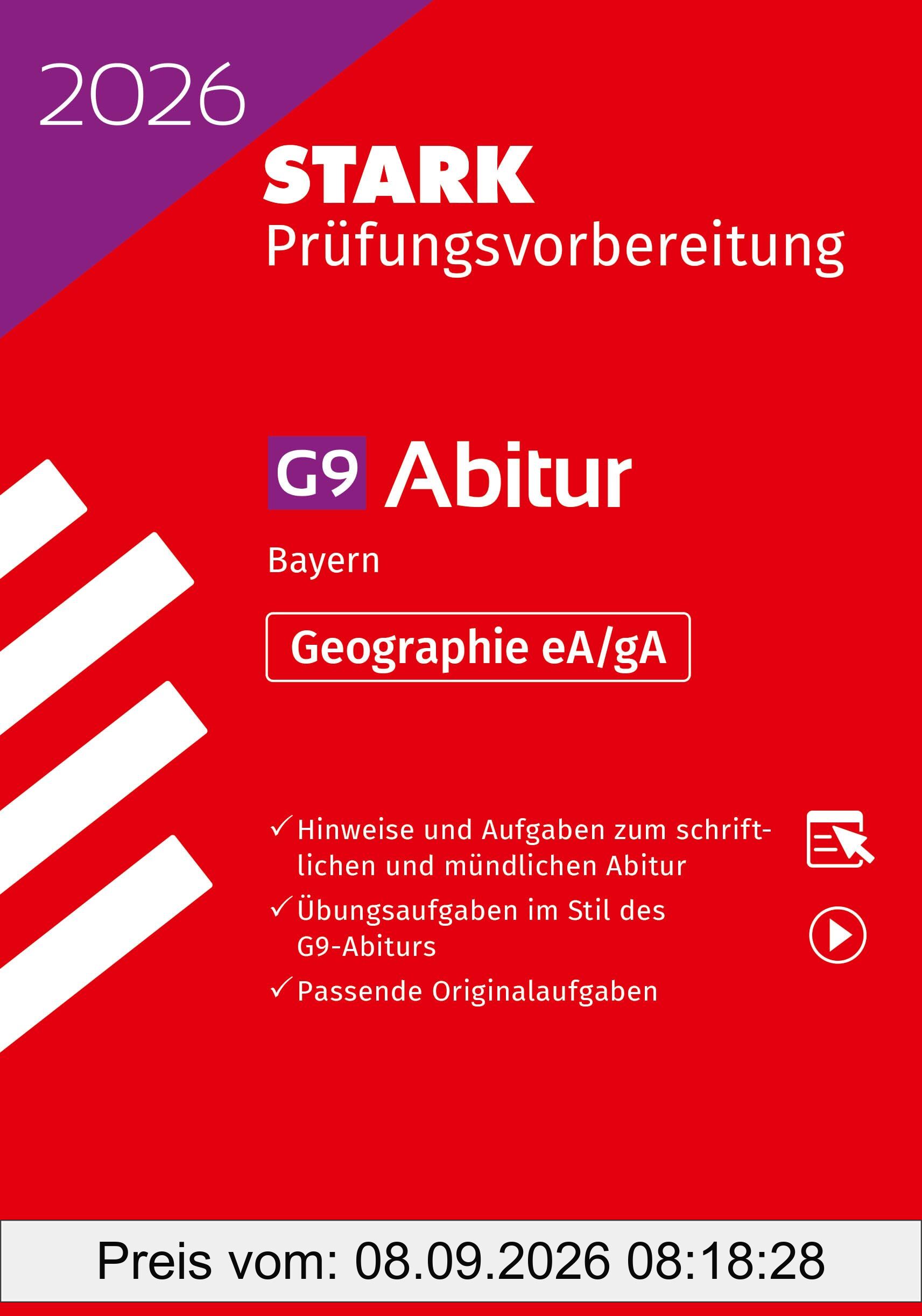 STARK Geographie gA/eA - Abitur 2026 Bayern - Prüfungsvorbereitung (Abitur-Prüfungen)