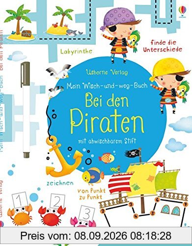 Mein Wisch-und-weg-Buch: Bei den Piraten