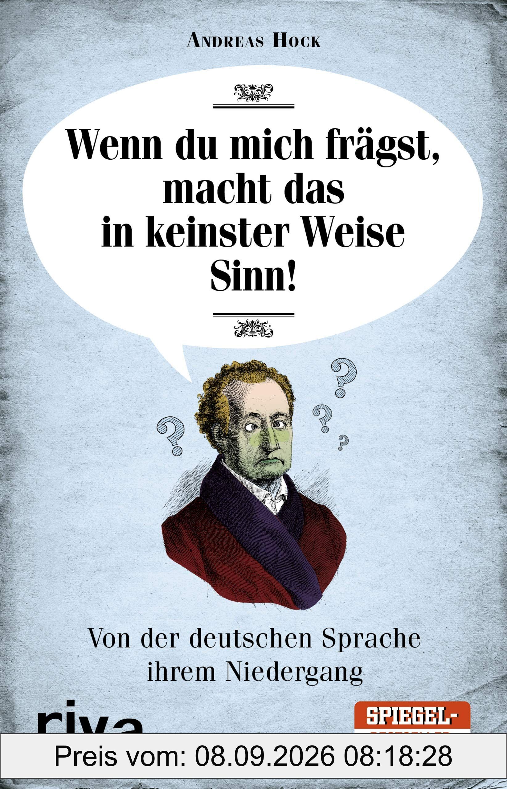 Wenn du mich frägst, macht das in keinster Weise Sinn